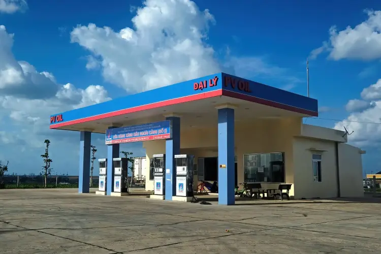 Một cửa hàng bán lẻ thuộc PVOIL.