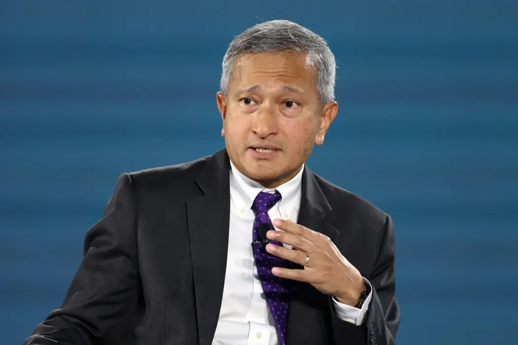 Ngoại trưởng Singapore Vivian Balakrishnan. Hình ảnh: Lionel Ng/Bloomberg