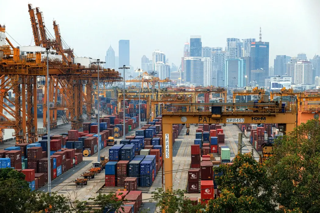 Cảng Bangkok tại Thái Lan. Hình ảnh: Dario Pignatelli/Bloomberg 