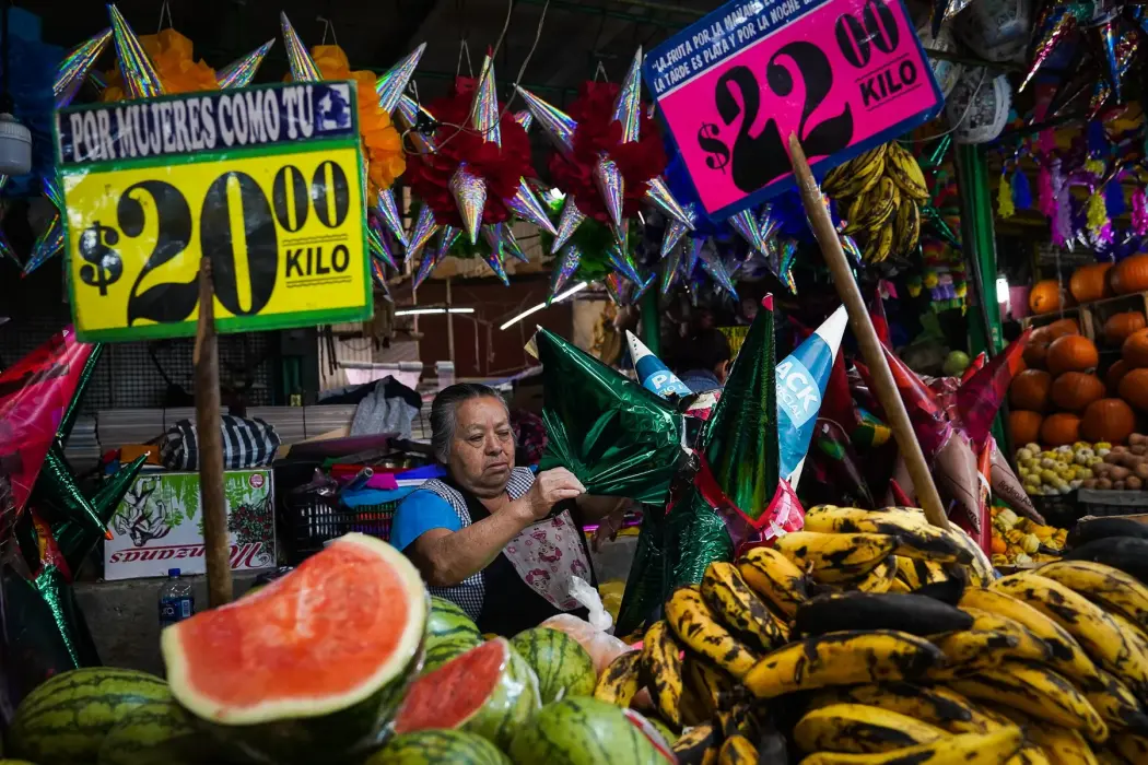 Chợ Mercado Jamaica ở Mexico City. Hình ảnh: Marian Carrasquero/Bloomberg 