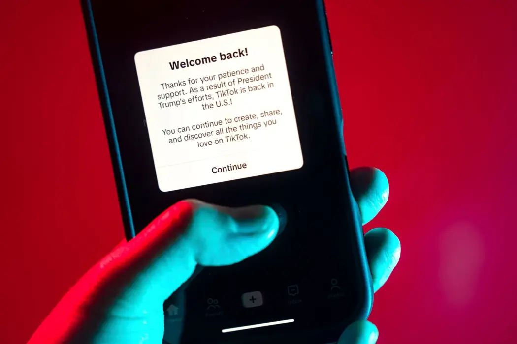 Ông Trump đã từ bỏ điều gì để cứu TikTok? Hình ảnh: Kent Nishimura/Bloomberg 