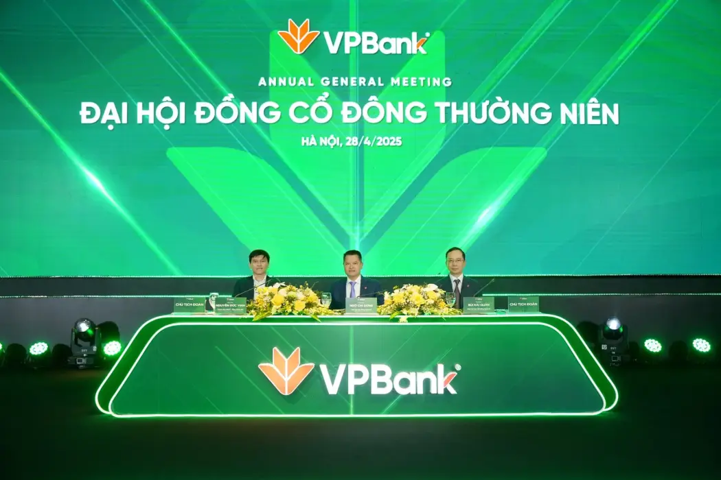 Đại hội cổ đông VPBank ngày 28.4.2025. Ảnh: VPBank cung cấp 