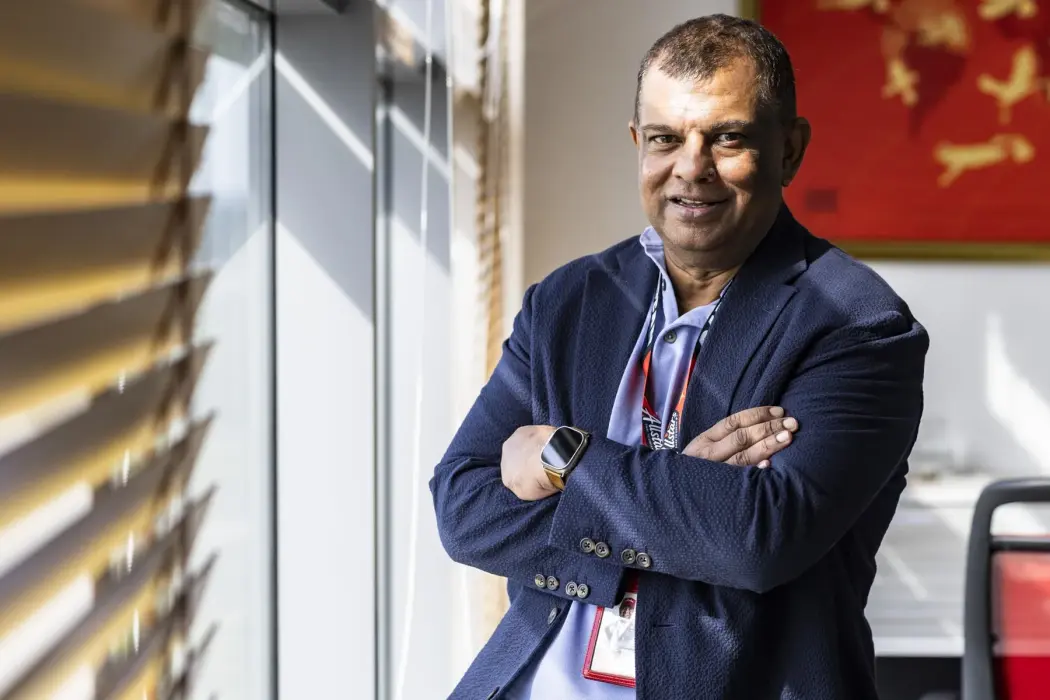 Tỉ phú Tony Fernandes, nhà sáng lập AirAsia. Hingf ảnh: Richard Humphries/Bloomberg 