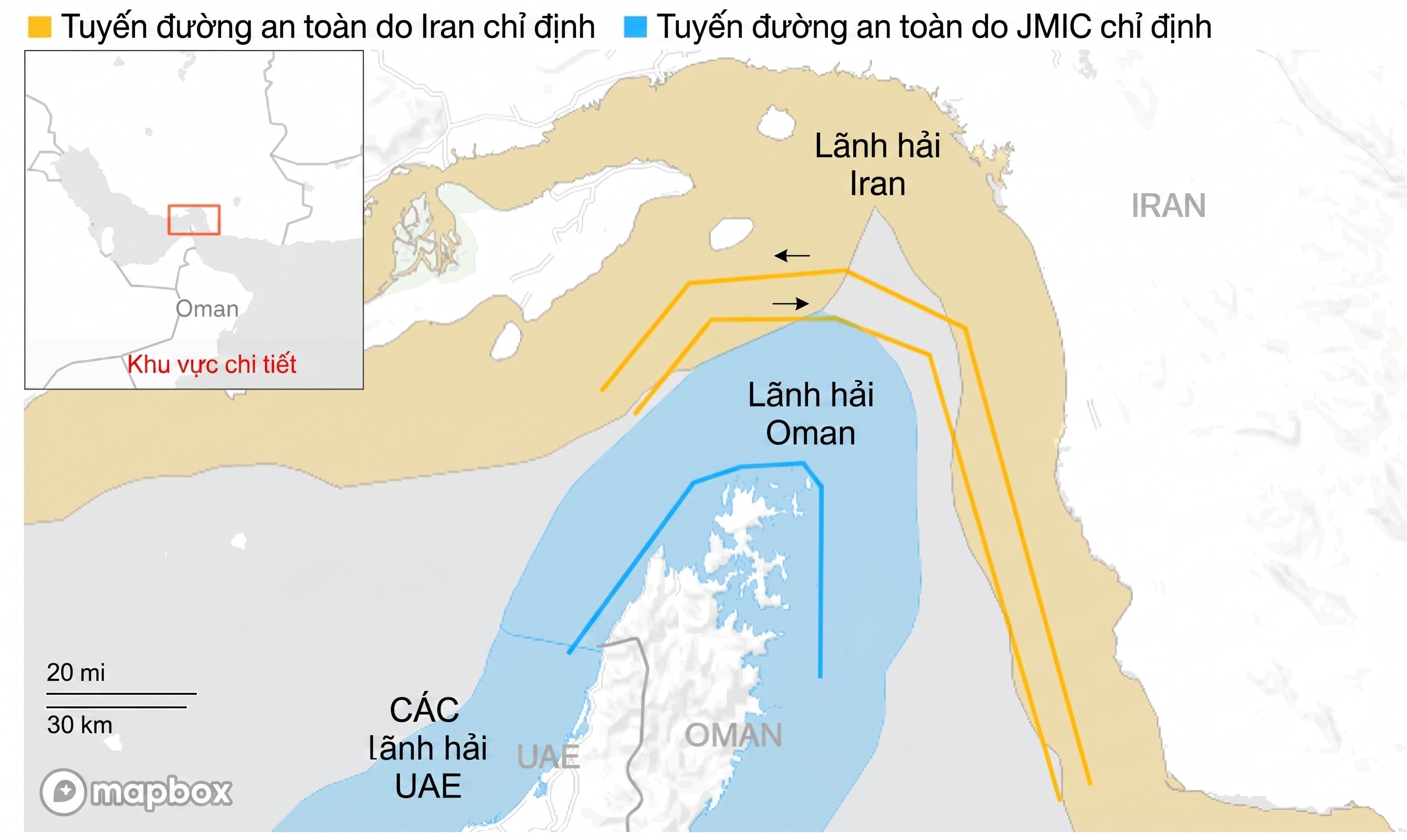 Tuyen hang hai qua eo Hormuz