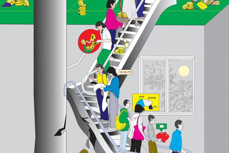 Minh hoạ: Lộc Nguyễn cho Bloomberg Businessweek Vietnam