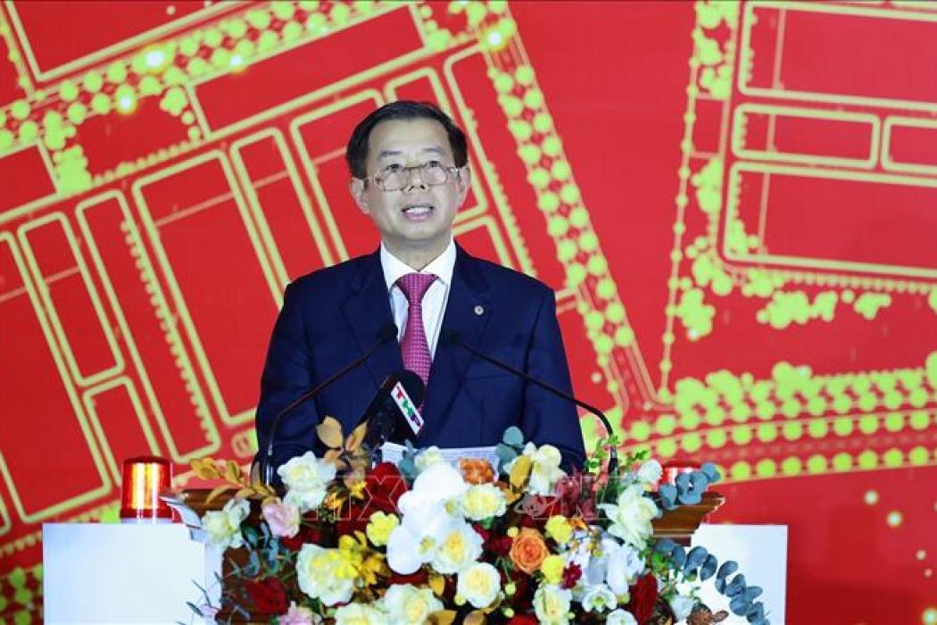 Phó Chủ tịch Vingroup Nguyễn Việt Quang trong một sự kiện vào tháng 9.2025. Hình ảnh: Dương Giang/TTXVN 