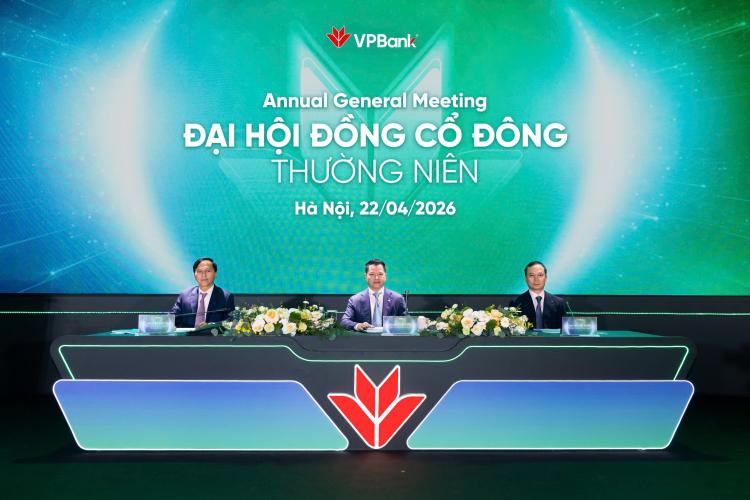 Đại hội đồng cổ đông thường niên của VPBank. Hình ảnh: VPBank cung cấp