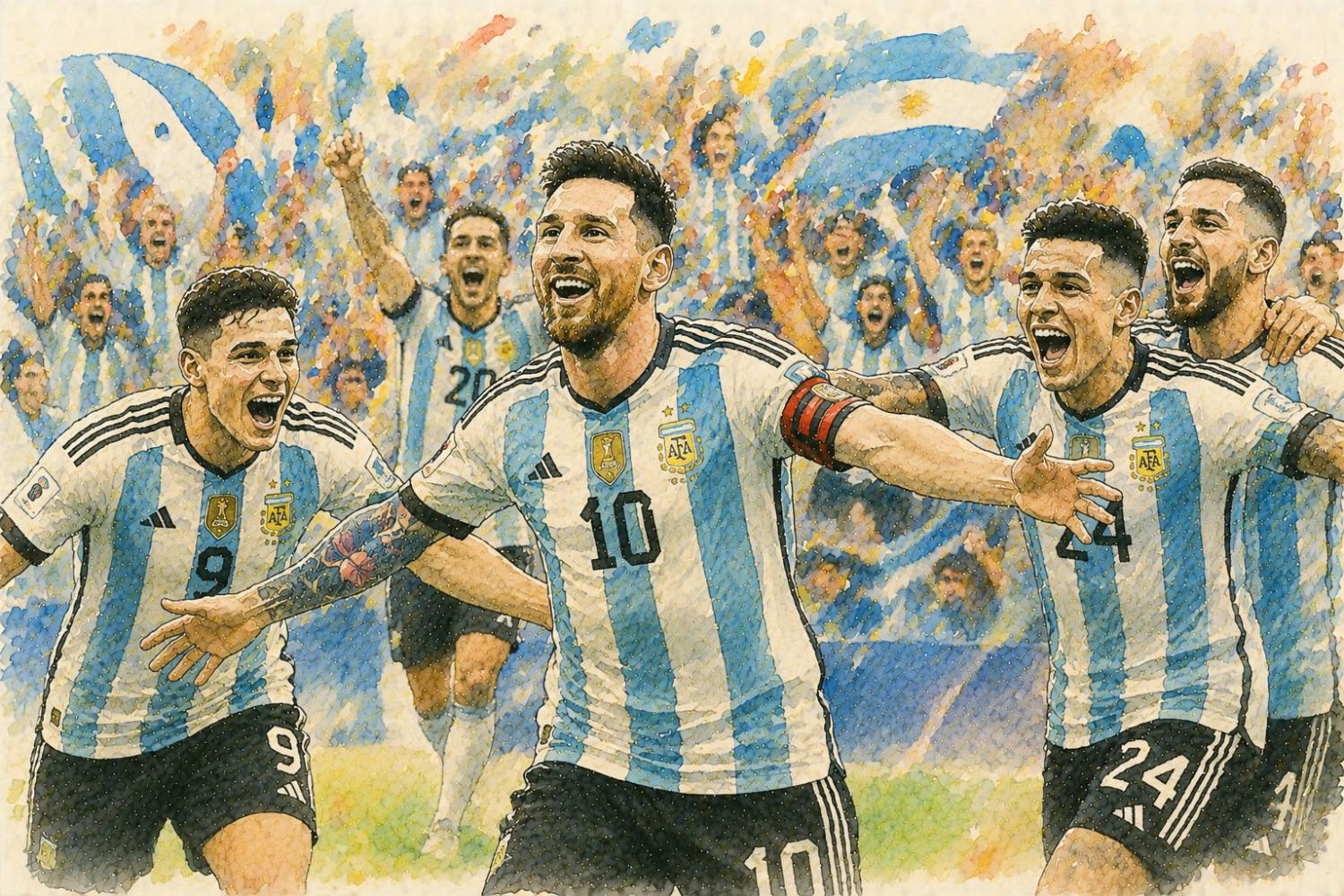 Lội ngược dòng trước Anh, Argentina hai lần liên tiếp vào chung kết World Cup